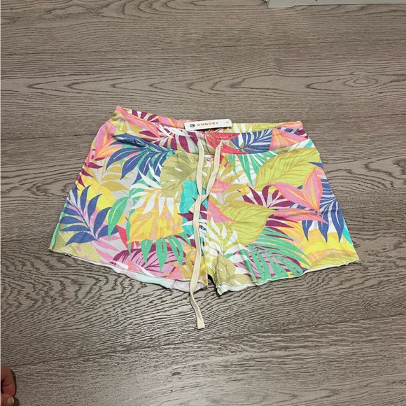 NWT Sundry Tropical Cut-off short | Size S & Size M - Picture 2 of 5